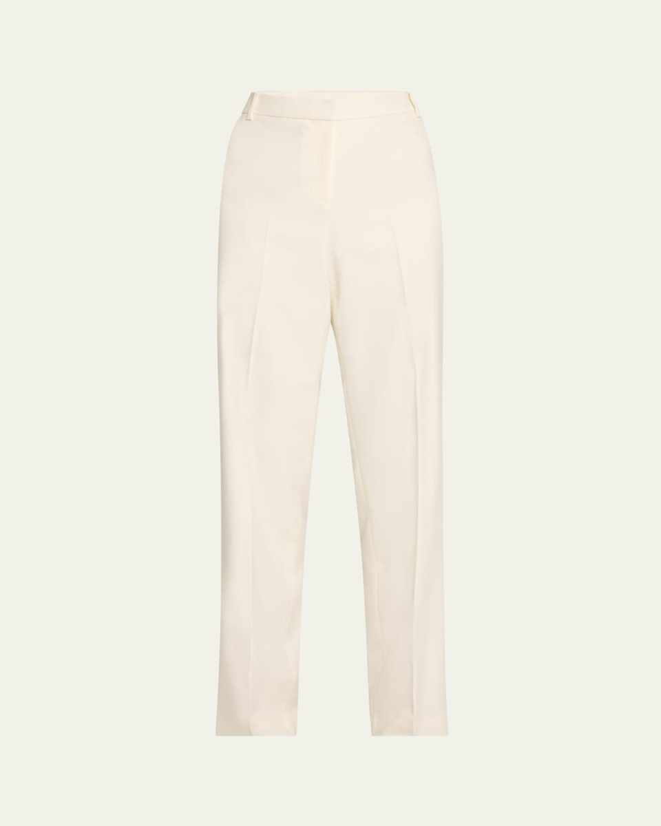 Misty Mid-Rise Straight-Leg Pants